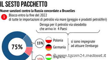 Nuove sanzioni Ue alla Russia: ecco cosa prevede il sesto pacchetto - TGCOM