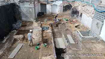Sous le lycée Baudimont d'Arras, ossements et céramiques témoignent de la vie romaine passée - La Voix du Nord