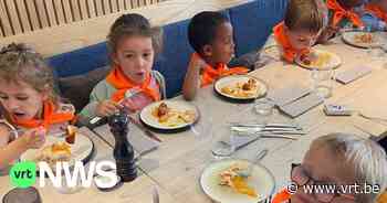 Chef Olivier Lanszweert nodigt 20 kleuters uit in restaurant in Brugge voor driegangenmenu én les tafelmanieren - VRT NWS