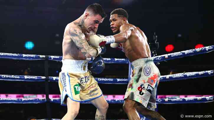 Devin Haney dethrones George Kambosos to become undisputed lightweight champion - ESPN