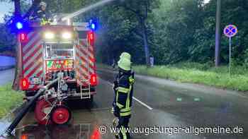 Stromausfall und Gewitter halten Einsätzkräfte in Augsburg auf Trab