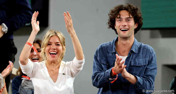 Sienna Miller Attends French Open 2022 with Boyfriend Oli Green in Paris