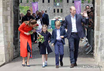 Prince George and Princess Charlotte visit Wales with their parents for Platinum Jubilee