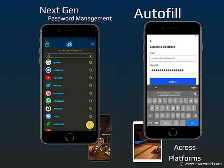 Mindpass Password Manager makes 3D password control super simple