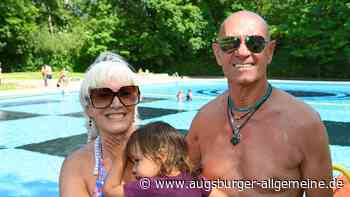 Die ersten Besucher des Freibads in Lechhausen kommen aus Kempten