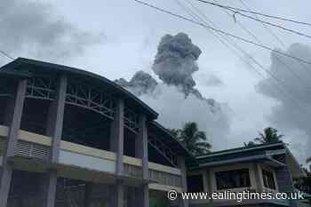 Philippines volcano spews ash and steam - Ealing Times