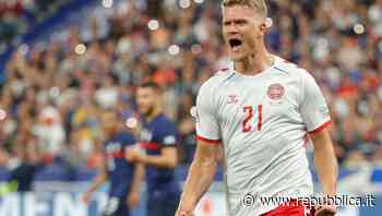 Chi è Andreas Cornelius, l'attaccante della Danimarca che ha affossato la Francia. L'Atalanta e quella birra … - la Repubblica