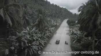 Alles grau: Ascheschicht bedeckt philippinische Region