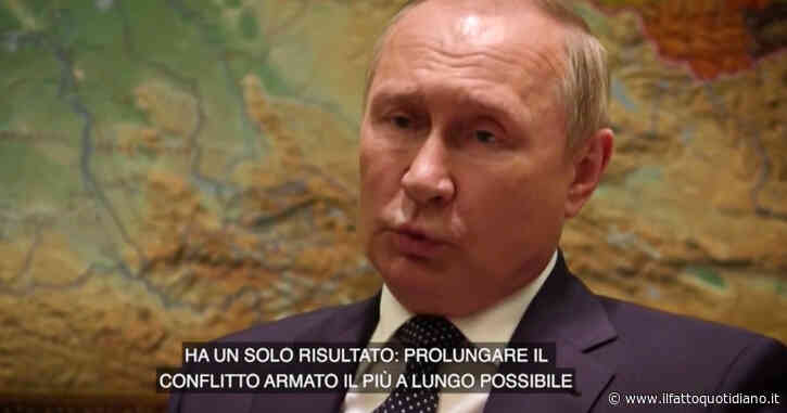 Putin: “Armi dell’Occidente a Kiev? Hanno solo un risultato: prolungare il conflitto il più possibile”