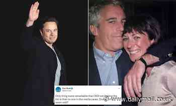 Elon Musk asks why 'leaking' Justice Department won't spill Epstein and Maxwell's client list - Daily Mail