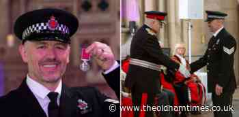 Sergeant receives BEM for outstanding charity work in Oldham - The Oldham Times