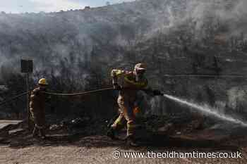 Greek firefighters battle wildfires near Athens for second day - The Oldham Times