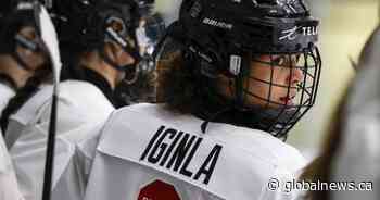 Jarome Iginla’s daughter Jade arrives on international hockey stage