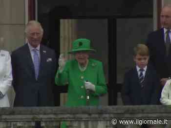 La regina Elisabetta alla parata finale del Giubileo di Platino