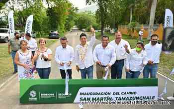 Ricardo Gallardo entrega camino a habitantes de Tamazunchale - El Sol de San Luis