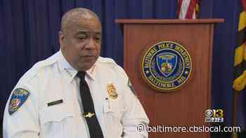 Police Commissioner Discusses Gun Violence At Ceremony In West Baltimore - CBS Baltimore