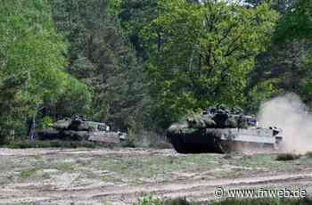Badische Büffel im Panzergefecht im norddeutschen Munster - Fränkische Nachrichten