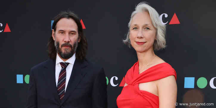 Keanu Reeves Makes Rare Appearance with Girlfriend Alexandra Grant at MOCA Gala 2022