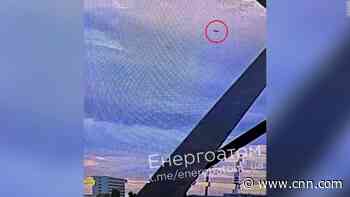 Video shows Russian missile flying 'critically low' over Ukrainian nuclear power plant