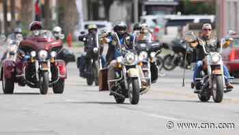 Bikers confront reporters in Uvalde