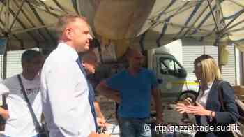 Messina, il capogruppo di FdI Lollobrigida in visita al mercato della zona industriale - Messina