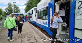 Rurtalbahn: Nach zwei Jahren wieder Züge in Linnich - Aachener Zeitung