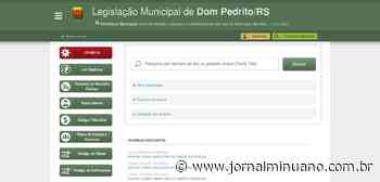 Prefeitura de Dom Pedrito disponibiliza leis digitalizadas | Editoria Região - Jornal Minuano