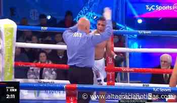 En polémica decisión arbitral, Vicente Pérez dejó el invicto en Buenos Aires - AG Noticias