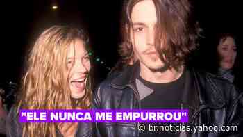 Kate Moss testemunha que Johnny Depp não a empurrou escada abaixo - Yahoo Noticias