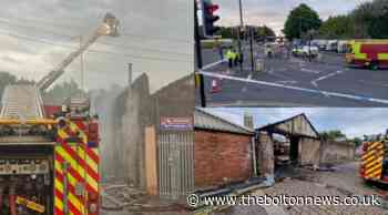 Bolton fire crews finally leave scene of business unit fire