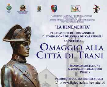 Festa dei Carabinieri, questa sera spettacolo anche a Trani - ilgiornaleditrani - Radio Bombo