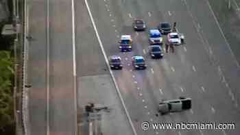 Reported Fatal Crash Closes SB Lanes of Palmetto Expressway