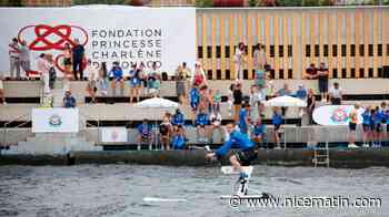 Des stars du sport ont pédalé sur l'eau au profit de la Fondation Princesse Charlène à Monaco