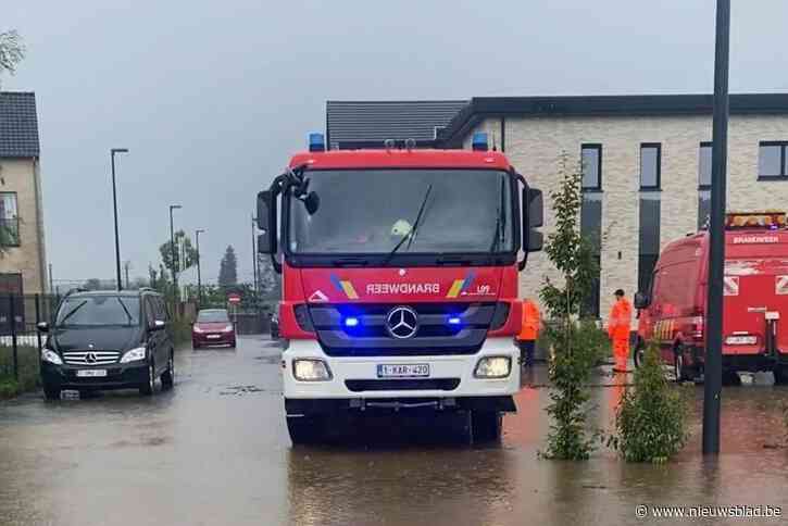 Veel schade bij uitvaartcentrum Matheï in Bilzen door wateroverlast