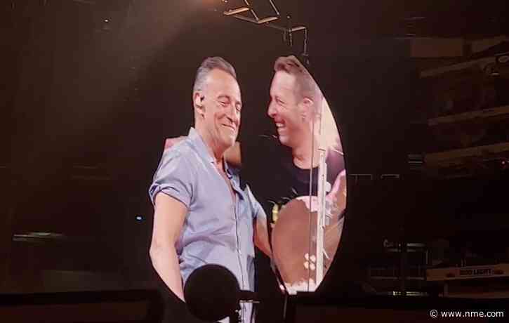Bruce Springsteen joins Coldplay on stage in New Jersey