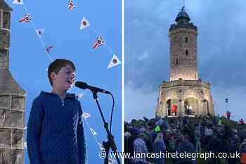 Darwen: Teen Britain’s Got Talent singer performs at Jubilee beacon lighting