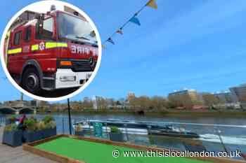 Three wake up to find houseboat sinking on River Thames