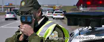 Autoroute Laurentienne: arrêté à 156 km/h dans une zone de 70