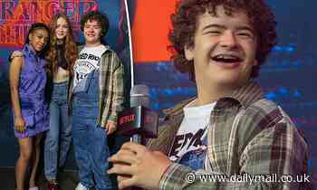 Stranger Things stars go to Vivid light festival in Sydney - Daily Mail