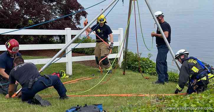 Husband and Wife Fall Down 60-Foot Embankment While Trying to Rescue Their Dog