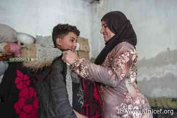 Fatima and Jazieh put a smile on their families' faces - UNICEF