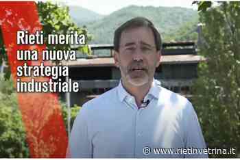 ► VIDEO - Comunali Rieti 2022, Petrangeli: "Rilanciamo il Nucleo Industriale, investiamo sul green e sulla ricerca" - Rietinvetrina