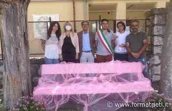 LA LILT INAUGURA LA PANCHINA ROSA A MONTELEONE - FORMAT RIETI