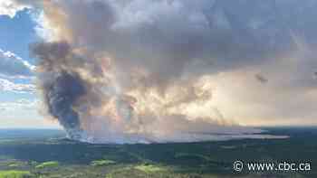 Winds helping fight against out-of-control wildfire in northwestern Alberta