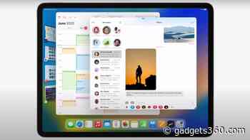 iPadOS 16 With Better Multitasking Experience Unveiled at WWDC 2022