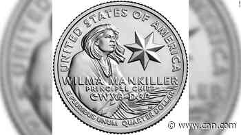 A newly issued US quarter celebrates Cherokee leader Wilma Mankiller