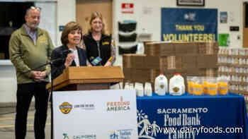 California Dairy Families partner with Feeding America and the California Association of Food Banks to shred hunger