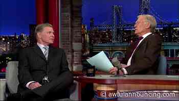 Dan Patrick is convinced David Letterman didn't like him after “cringeworthy” Late Show appearances - Awful Announcing