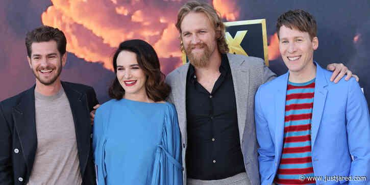 Andrew Garfield & Wyatt Russell Promote 'Under The Banner Of Heaven' During FYC Emmy Event in LA