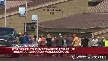 Gananda student charged with falsely reporting an incident